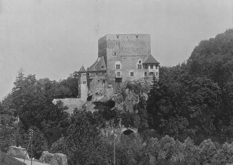 Castelo de Angenstein (foto a p/b) de Swiss Photographer
