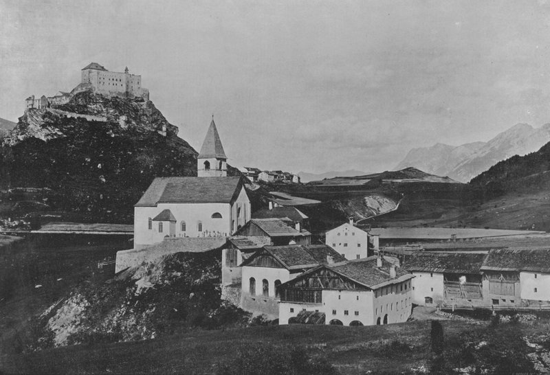 Castelo de Tarasp (foto a p/b) de Swiss Photographer