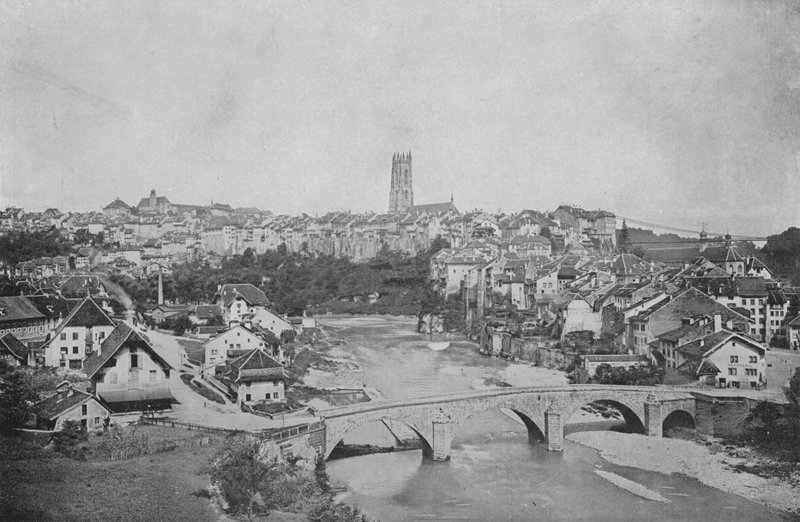 Fribourg (foto a p/b) de Swiss Photographer