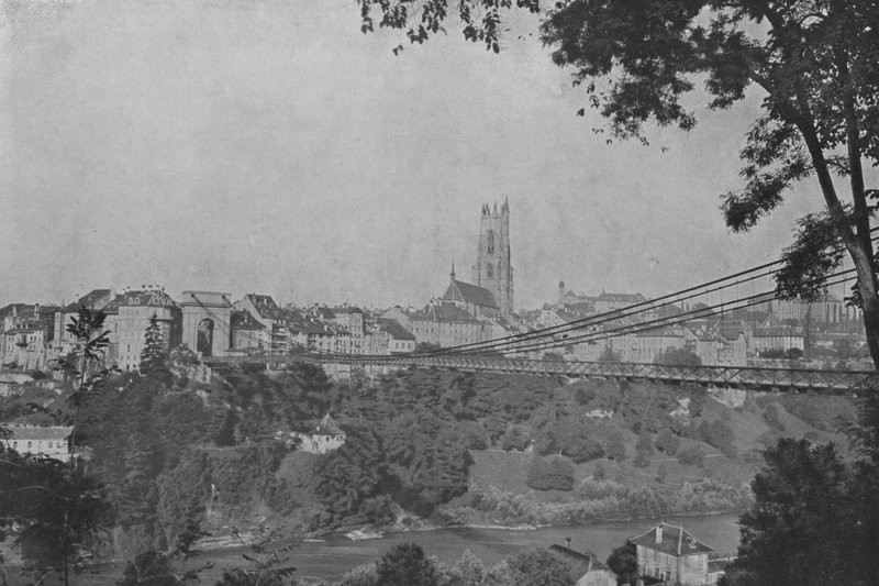 Fribourg (foto a p/b) de Swiss Photographer