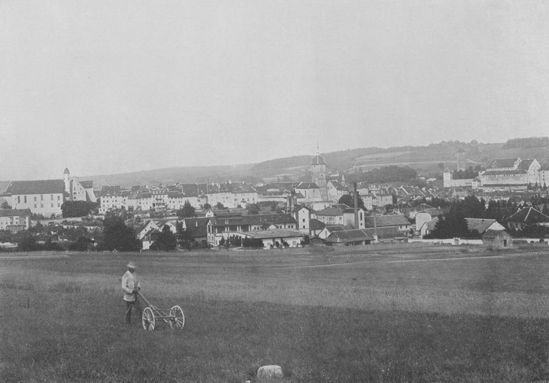 Porrentruy, Vue Generale (foto a p/b) de Swiss Photographer