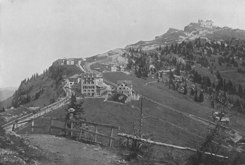 Righi-Staffel et Righi-Kulm (foto a p/b) de Swiss Photographer