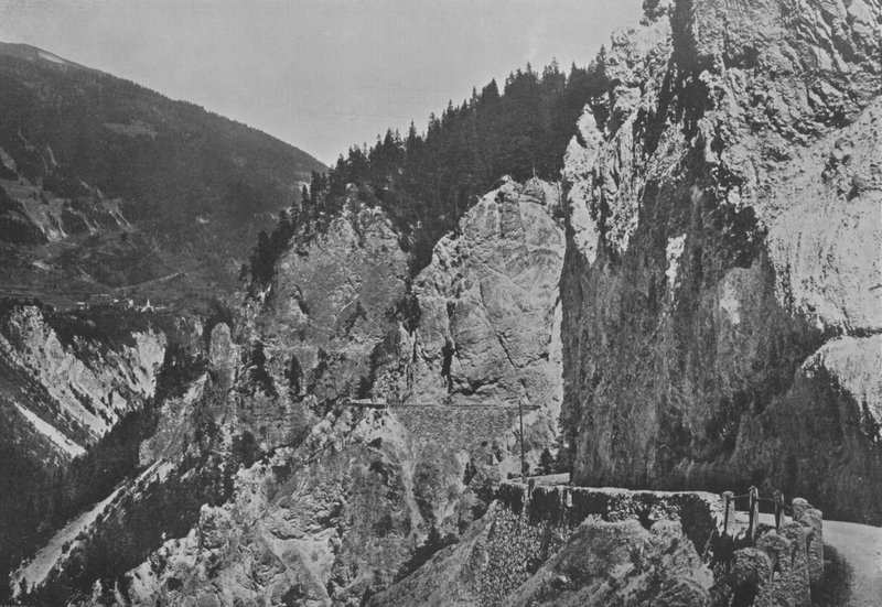 Route de Versam (foto a p/b) de Swiss Photographer