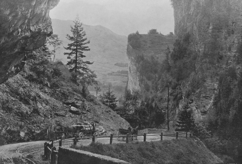Via Mala e a rota Hohen Rhatien (foto a p/b) de Swiss Photographer