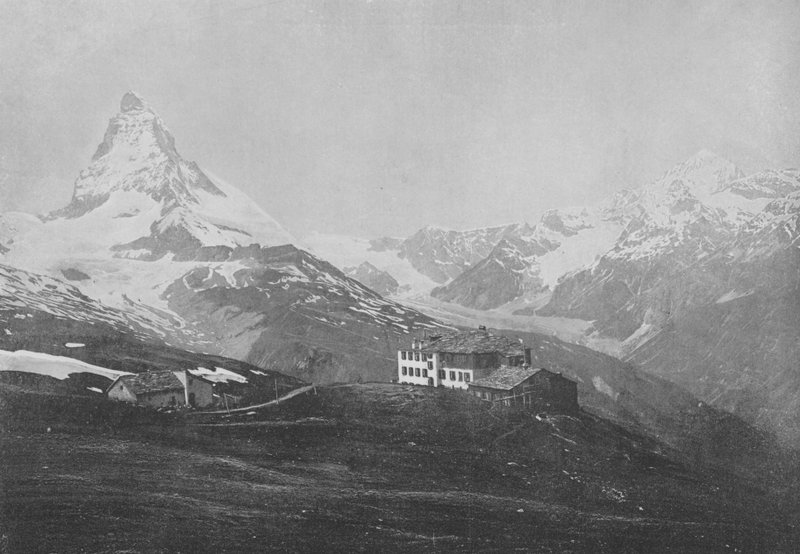 Ryffelberg, Matterhorn e Dent-Blanche (foto a p/b) de Swiss Photographer