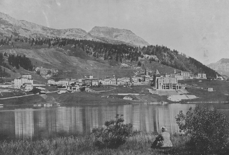 St. Moritz-Dorf (foto a p/b) de Swiss Photographer