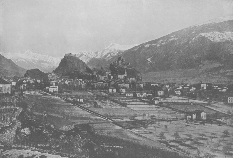 Sion, Vue Generale (foto a p/b) de Swiss Photographer