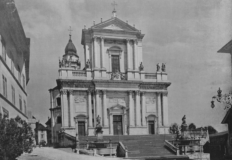Solothurn, Catedral de Saint Ours (foto a p/b) de Swiss Photographer