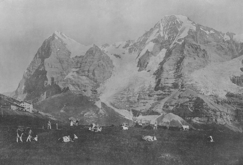 Wengernalp, Eiger et Monch (foto a p/b) de Swiss Photographer