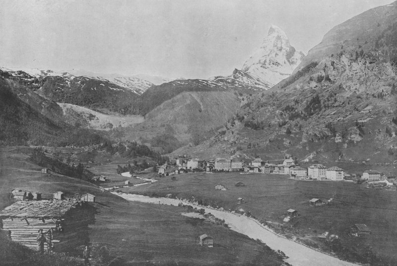 Zermatt and the Matterhorn (foto a p/b) de Swiss Photographer