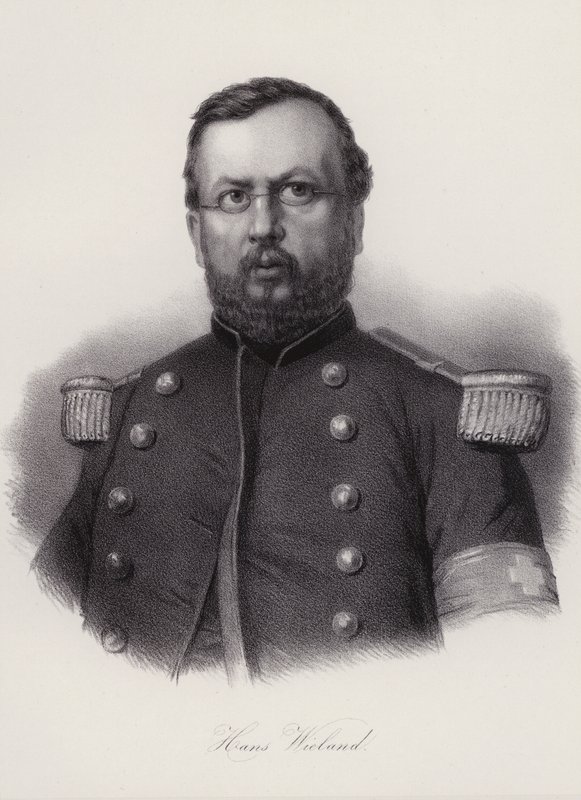 Hans Wieland, soldado suíço (gravura) de Swiss School