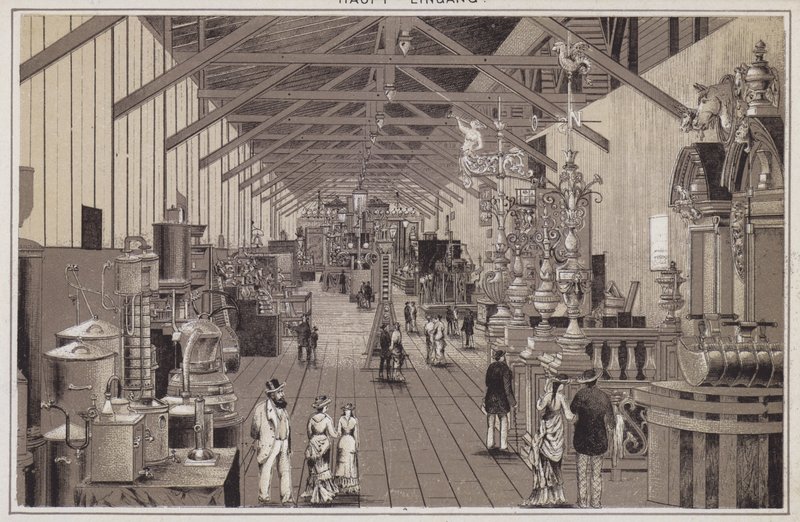 Entrada principal, Exposição Nacional Suíça, Zurique de Swiss School