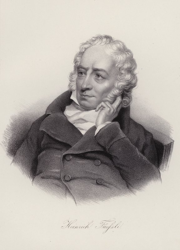 Henry Fuseli, pintor suíço (gravura) de Swiss School