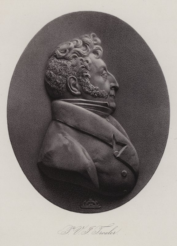 Ignaz Paul Vital Troxler, médico, político e filósofo suíço (gravura) de Swiss School