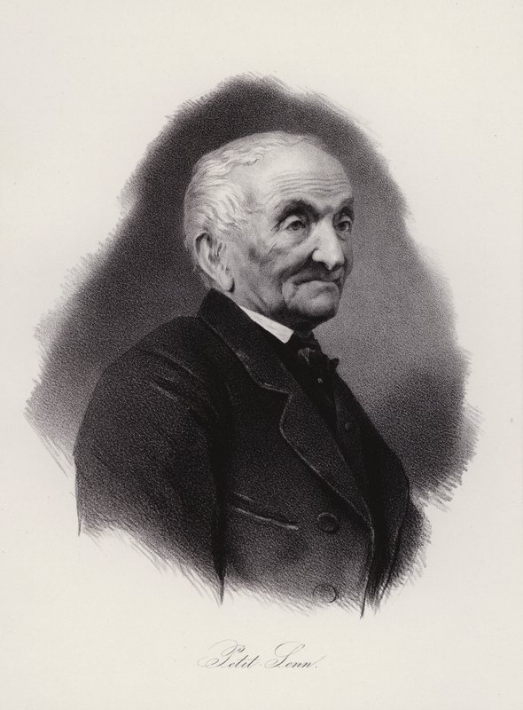 Jean Antoine Petit-Senn, poeta suíço (gravura) de Swiss School