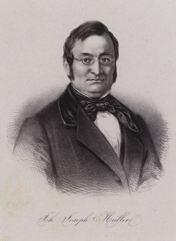 Johann Joseph Muller, político suíço (gravura) de Swiss School