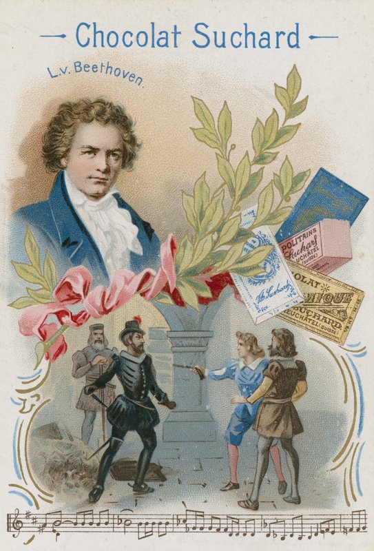 Ludwig van Beethoven, compositor e pianista alemão de Swiss School