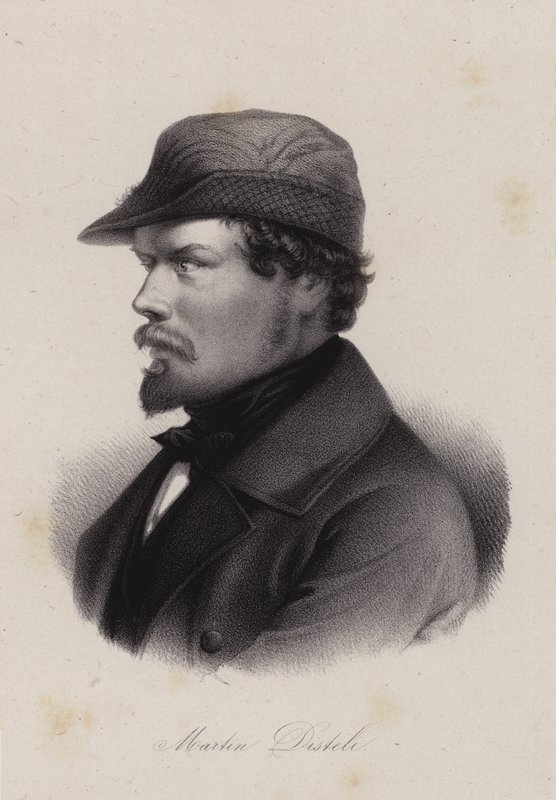 Martin Disteli, pintor suíço (gravura) de Swiss School