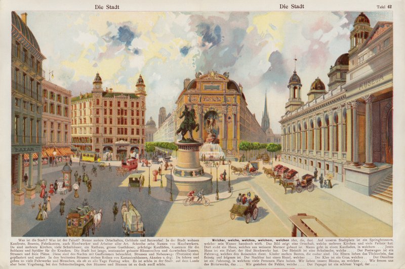 A cidade (chromolitho) de Swiss School
