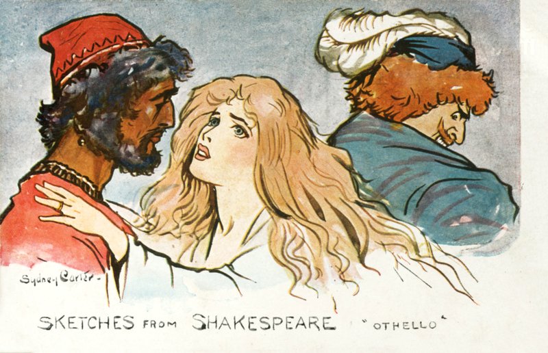 Esboços de Shakespeare (litografia a cores) de Sydney Carter