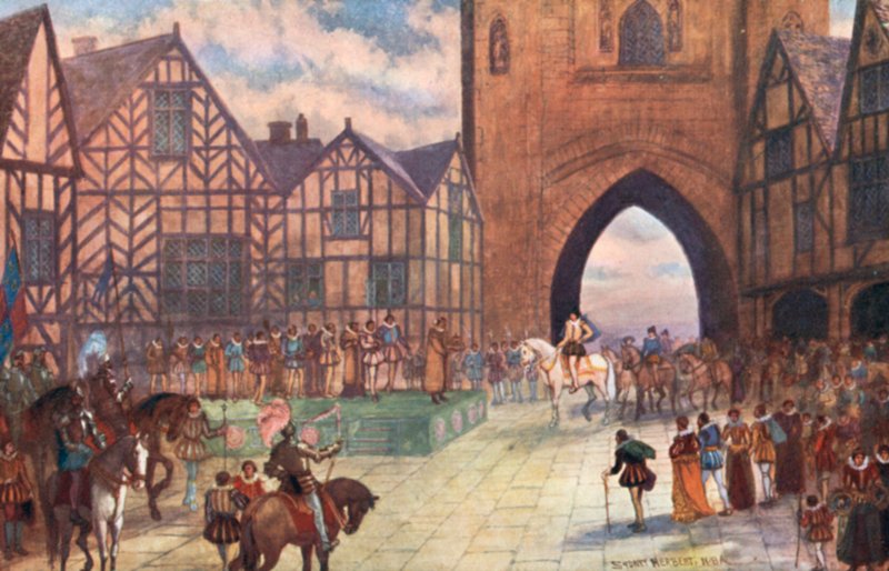 Visita do rei Jaime I a Chester, 1617 AD de Sydney Herbert