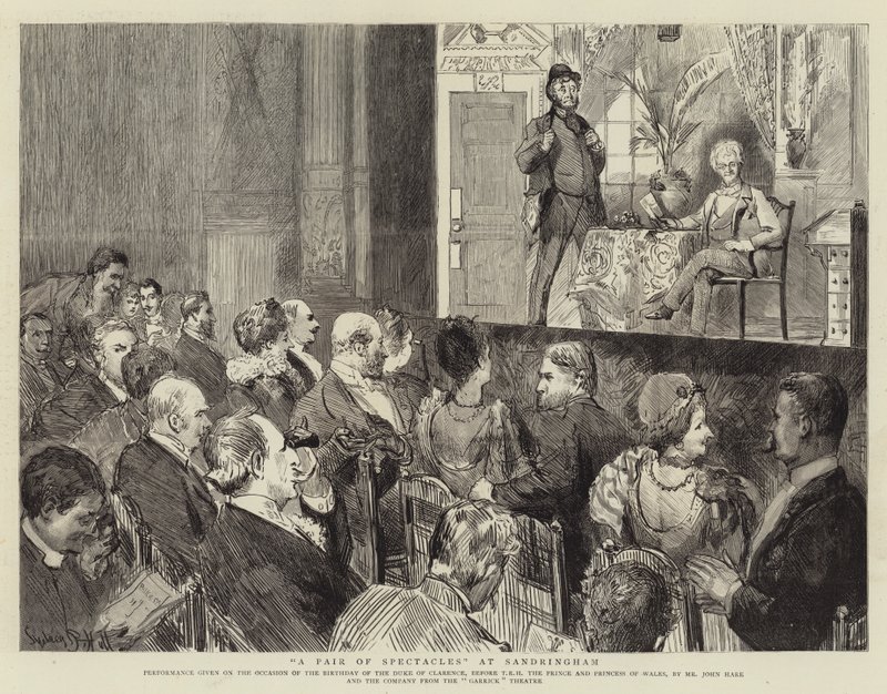 Um par de óculos em Sandringham de Sydney Prior Hall