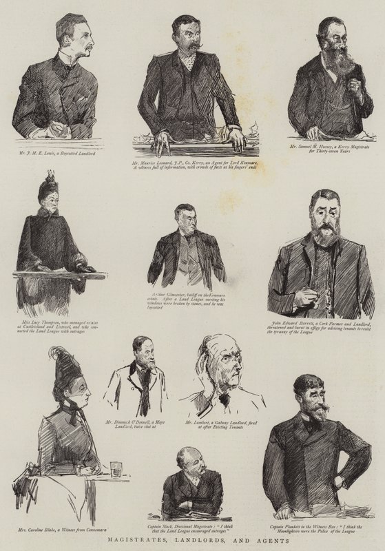 Magistrados, senhorios e agentes de Sydney Prior Hall
