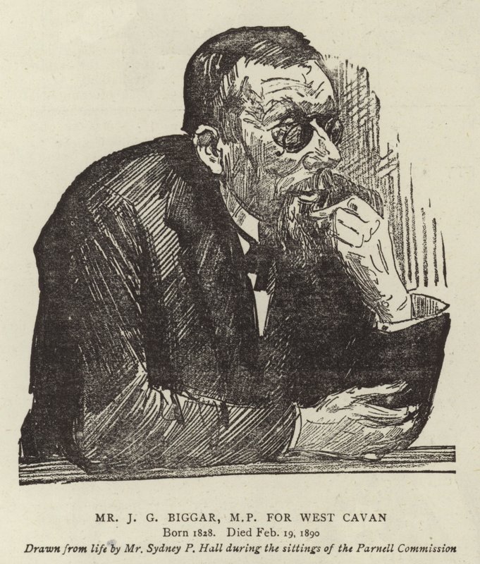 Sr. JG Biggar, MP para West Cavan de Sydney Prior Hall
