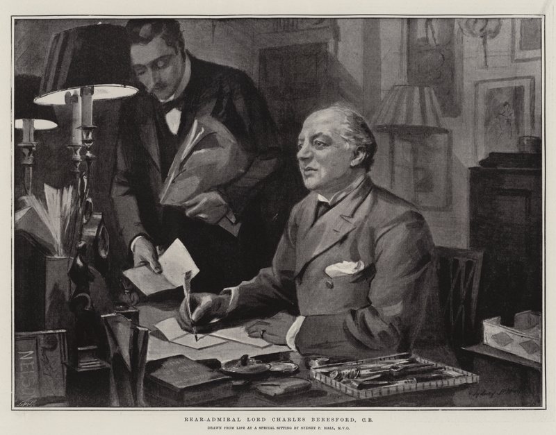 Contra-almirante Lord Charles Beresford, CB de Sydney Prior Hall