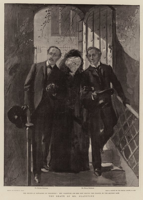 A morte do senhor Gladstone de Sydney Prior Hall