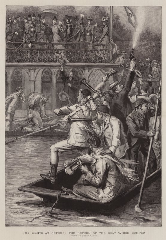 Oitos em Oxford, o retorno do barco que esbarrou de Sydney Prior Hall