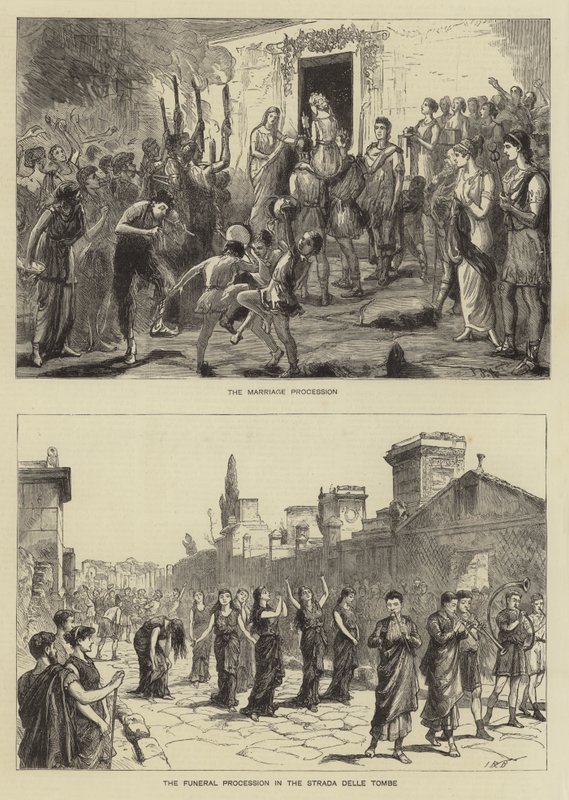 As festas em Pompeia de Sydney Prior Hall