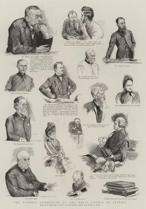 A Comissão Parnell na Royal Courts of Justice de Sydney Prior Hall