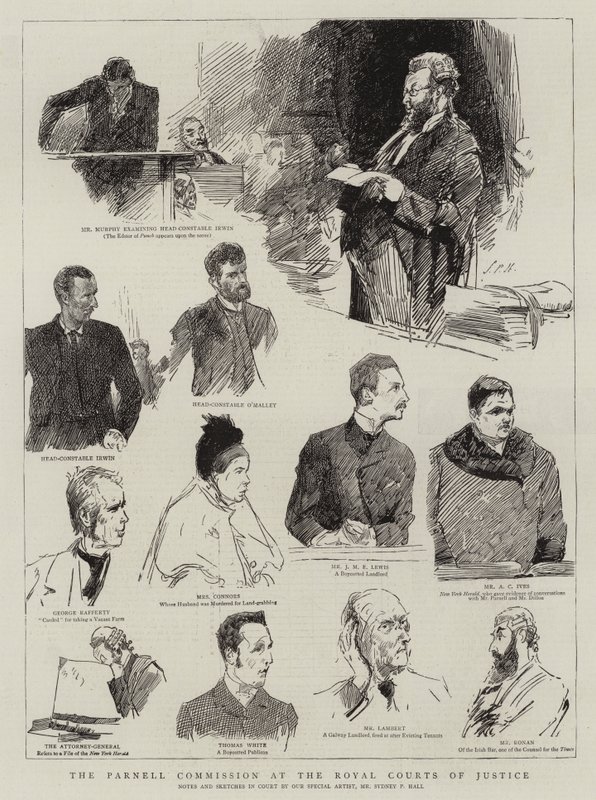 A Comissão Parnell na Royal Courts of Justice de Sydney Prior Hall