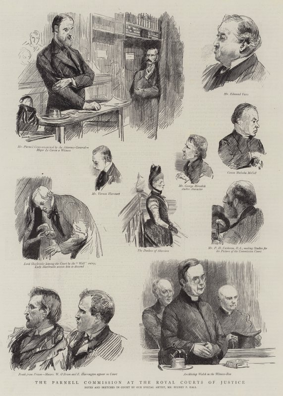 A Comissão Parnell na Royal Courts of Justice de Sydney Prior Hall