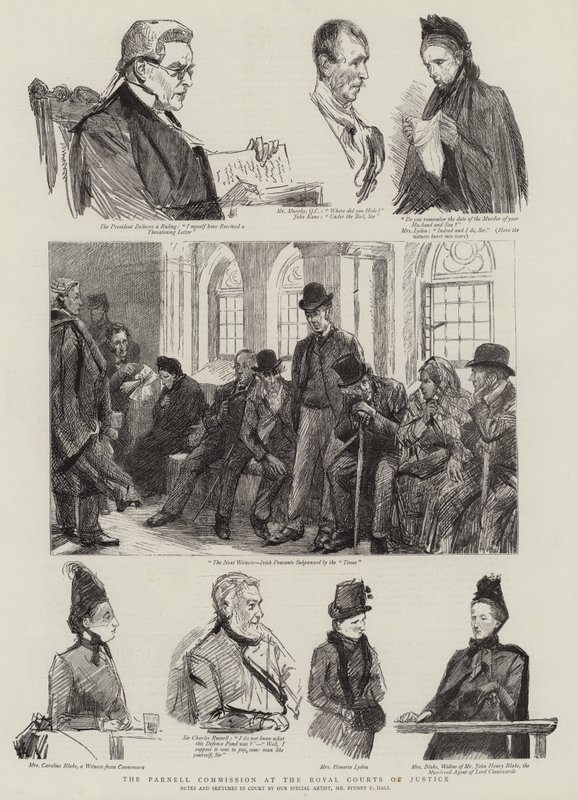 A Comissão Parnell na Royal Courts of Justice de Sydney Prior Hall