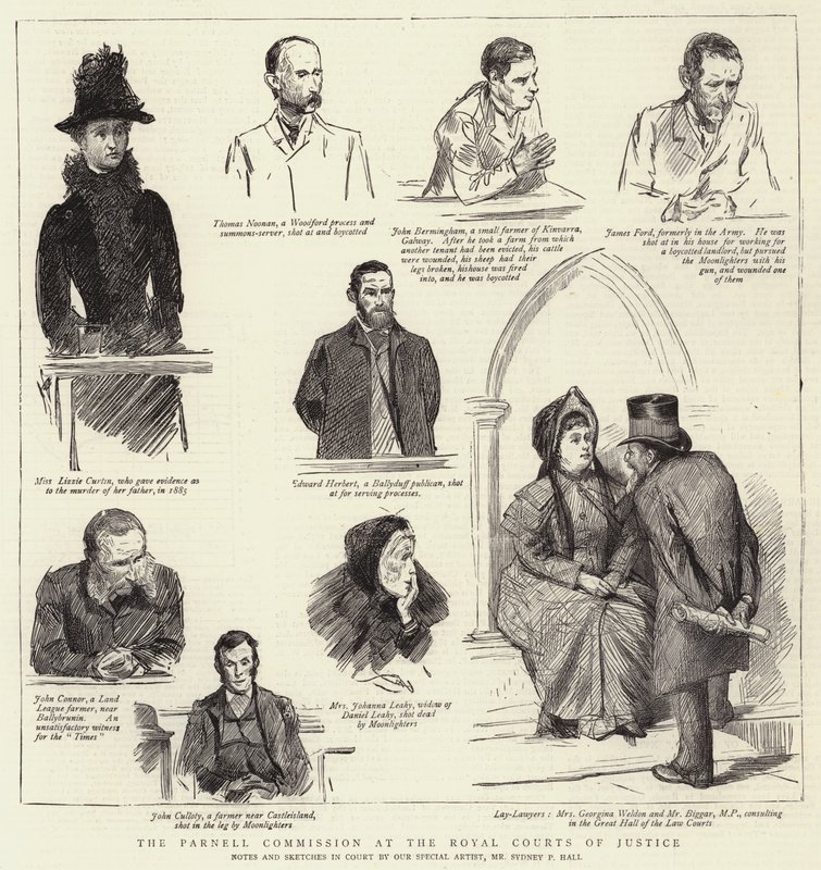 A Comissão Parnell na Royal Courts of Justice de Sydney Prior Hall