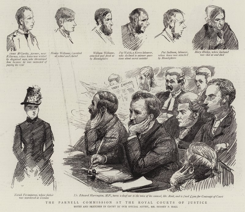 A Comissão Parnell na Royal Courts of Justice de Sydney Prior Hall