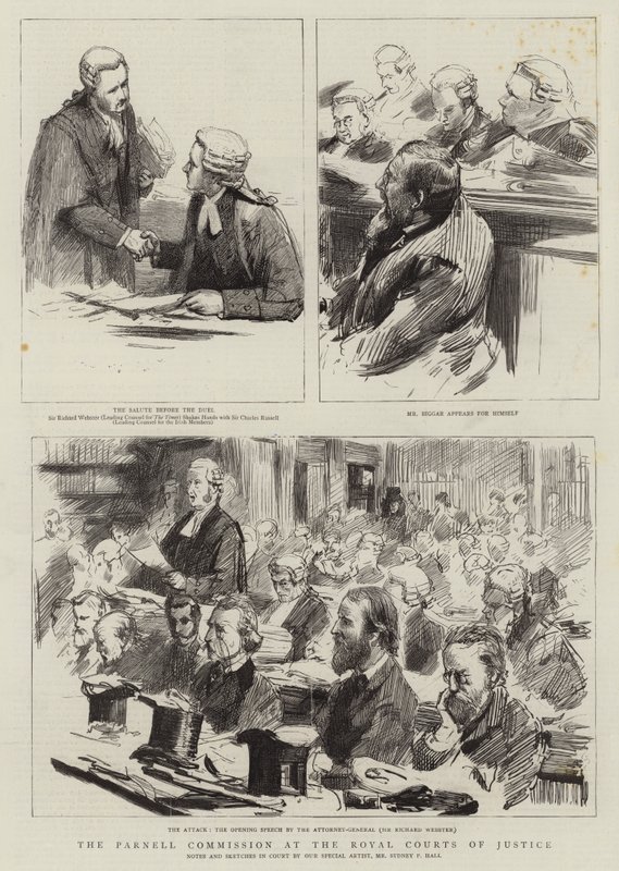 A Comissão Parnell na Royal Courts of Justice de Sydney Prior Hall