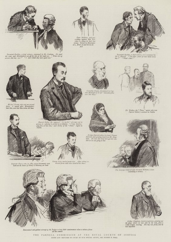 A Comissão Parnell na Royal Courts of Justice de Sydney Prior Hall