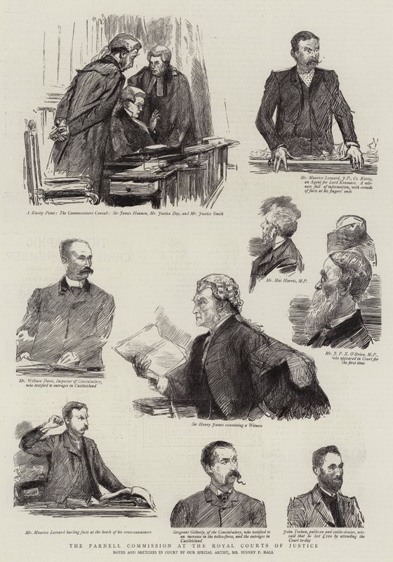 A Comissão Parnell na Royal Courts of Justice de Sydney Prior Hall