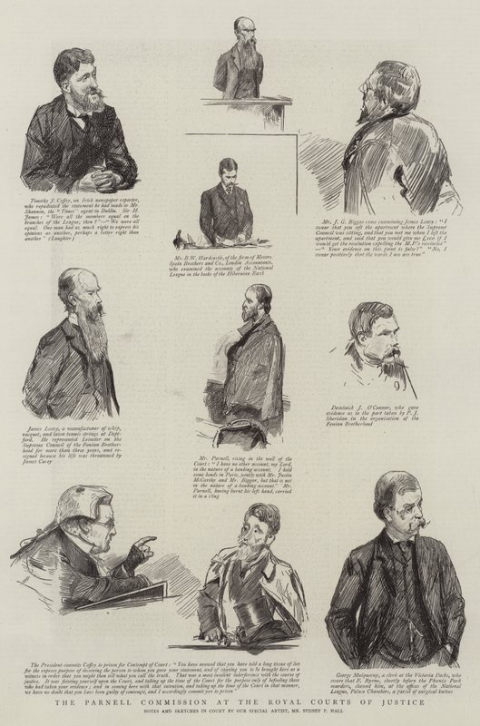 A Comissão Parnell na Royal Courts of Justice de Sydney Prior Hall