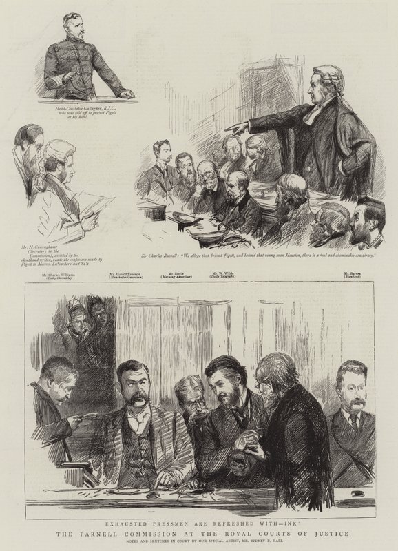 A Comissão Parnell na Royal Courts of Justice de Sydney Prior Hall