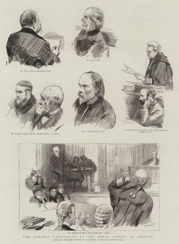 A Comissão Parnell na Royal Courts of Justice de Sydney Prior Hall