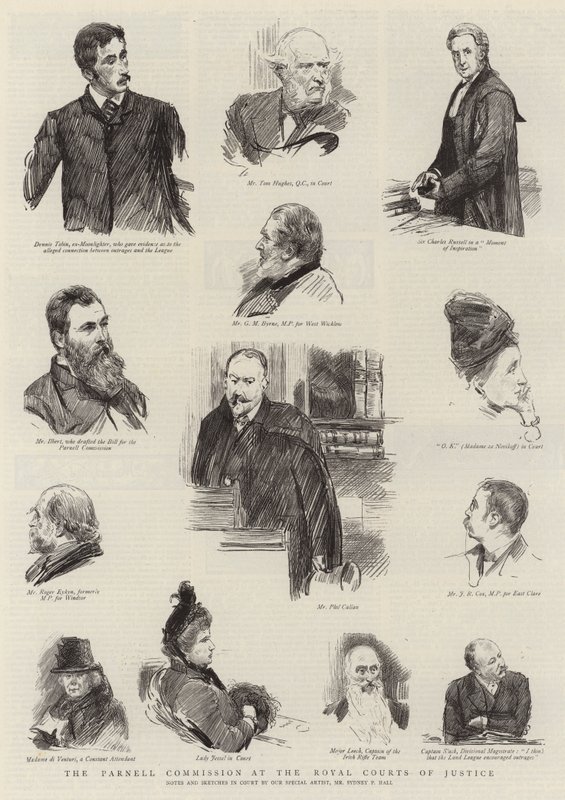 A Comissão Parnell na Royal Courts of Justice de Sydney Prior Hall