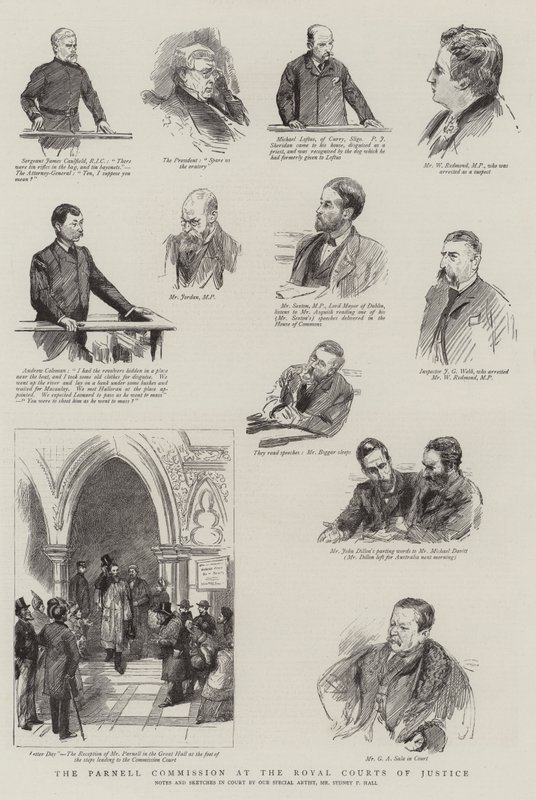 A Comissão Parnell na Royal Courts of Justice de Sydney Prior Hall