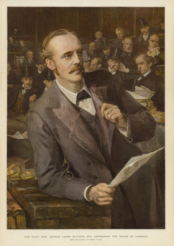 O Honorável Arthur James Balfour de Sydney Prior Hall