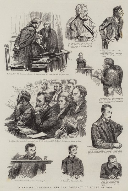 Testemunhas, Informantes e o Desprezo do Episódio da Corte de Sydney Prior Hall