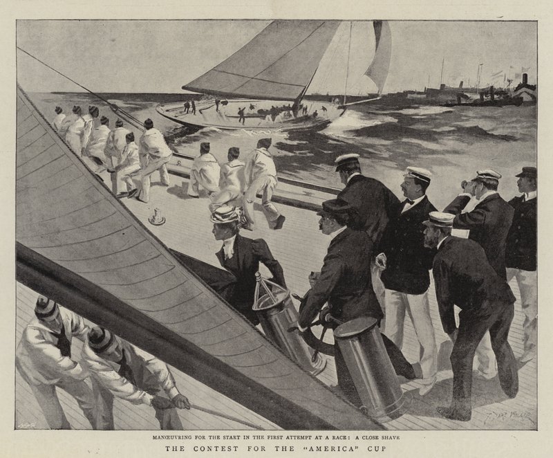 O Concurso para a America Cup de T. Dart Walker