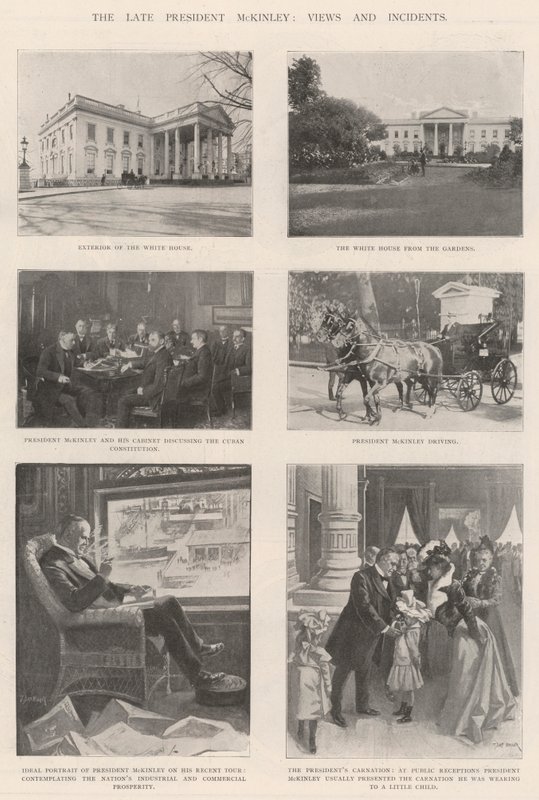 O falecido Presidente McKinley, Views e Incidentes de T. Dart Walker